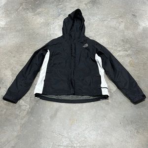 North face black rain coat / Size S/P / E-31‎